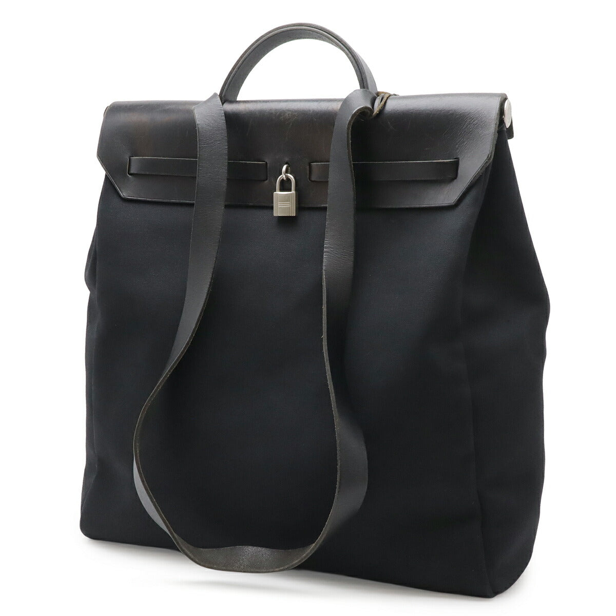 エルメス エールバッグMM トワルオフィシエ レザー 2wayバッグ