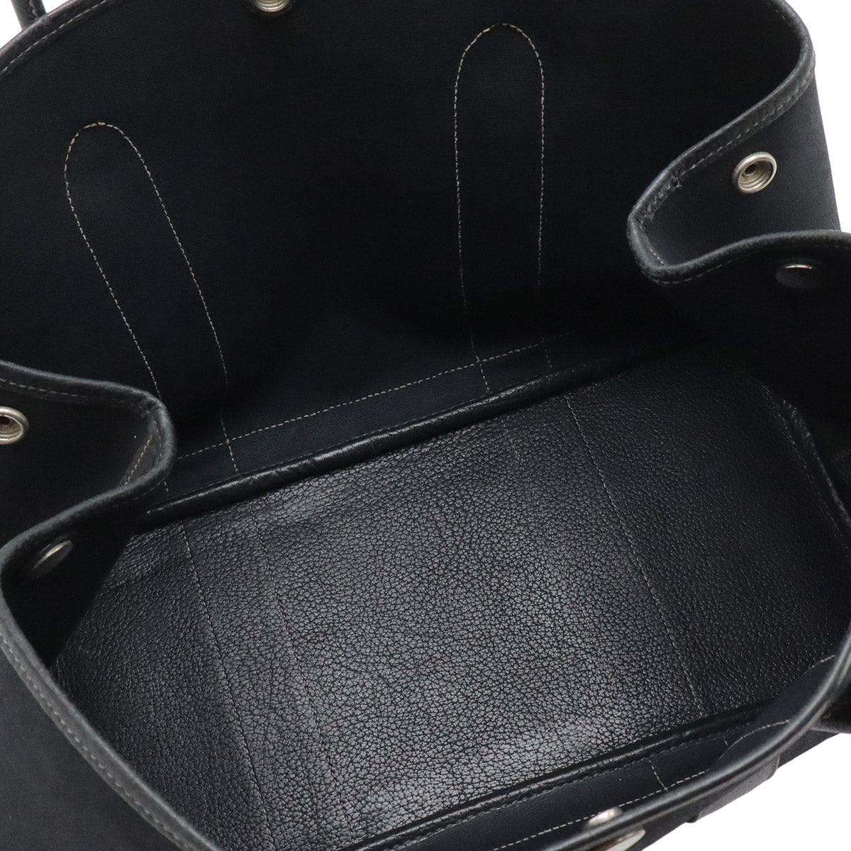 エルメス ガーデンパーティPM トワルオフィシエ キャンバス レザー トートバッグ