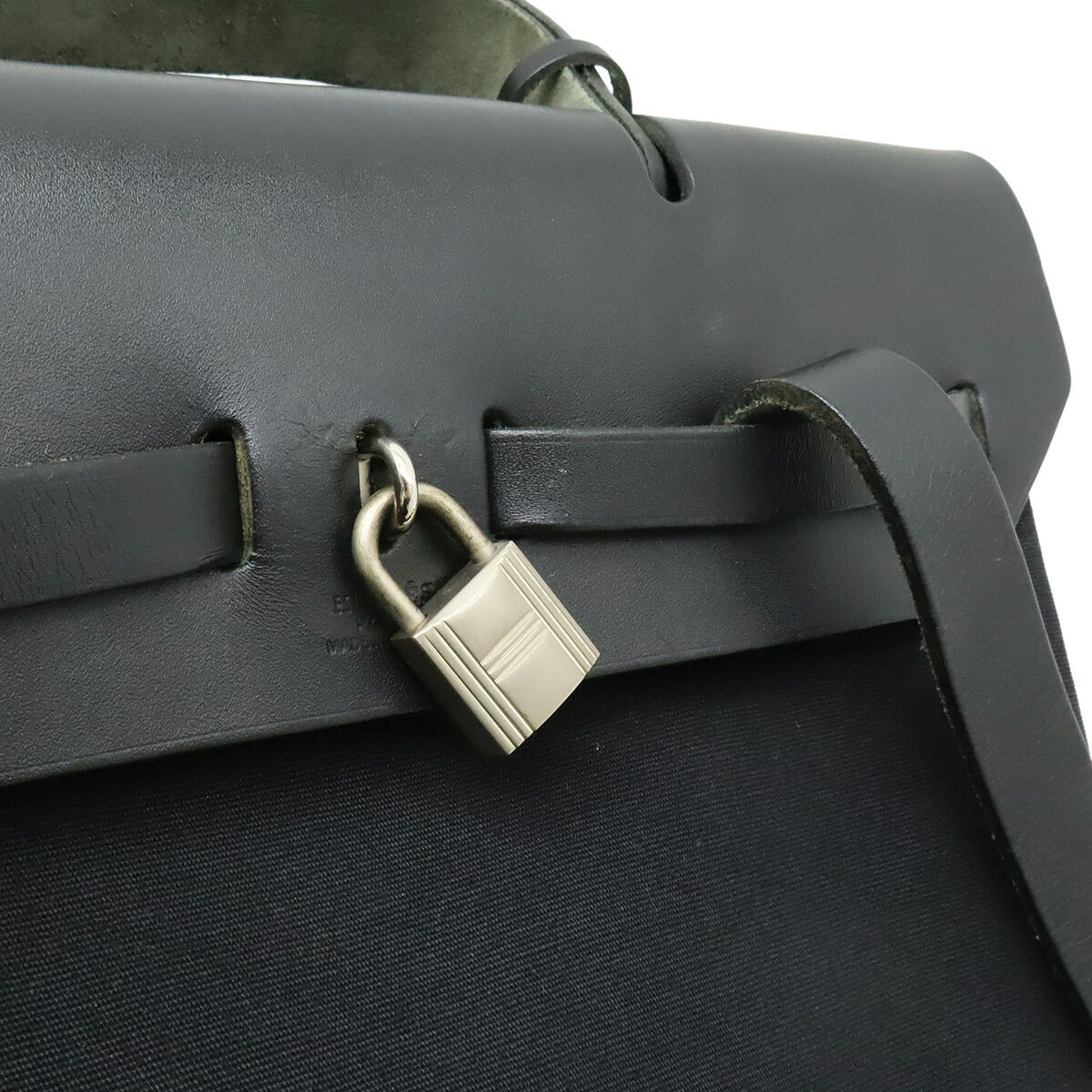 エルメス エールバッグアドPM トワルオフィシエ レザー リュックサック