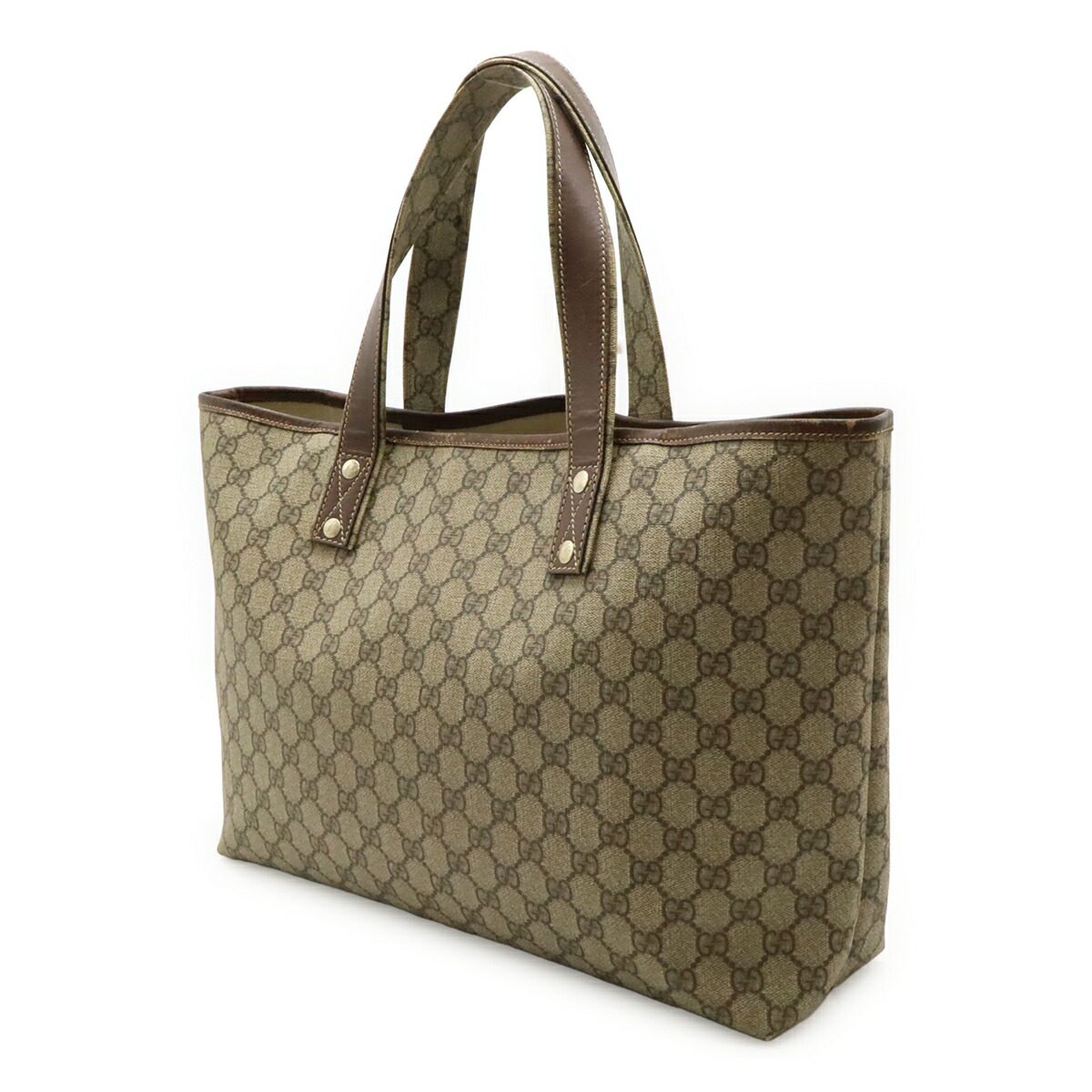 グッチ GGスプリーム コーテッドキャンバス トートバッグ