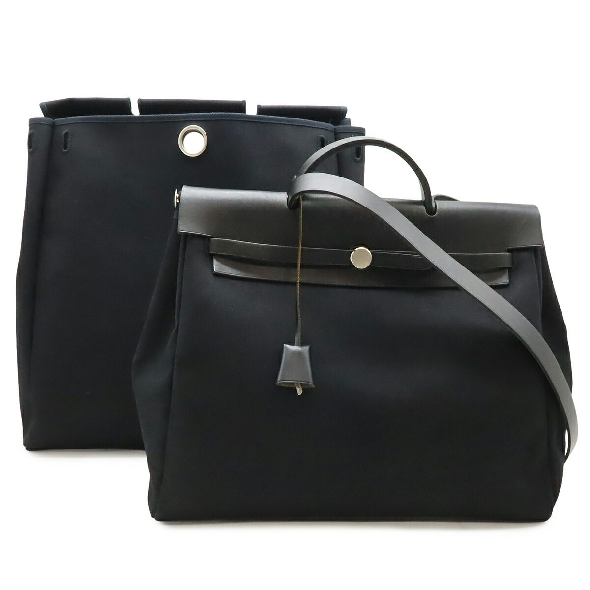 エルメス エールバッグMM トワルオフィシエ レザー 2wayバッグ