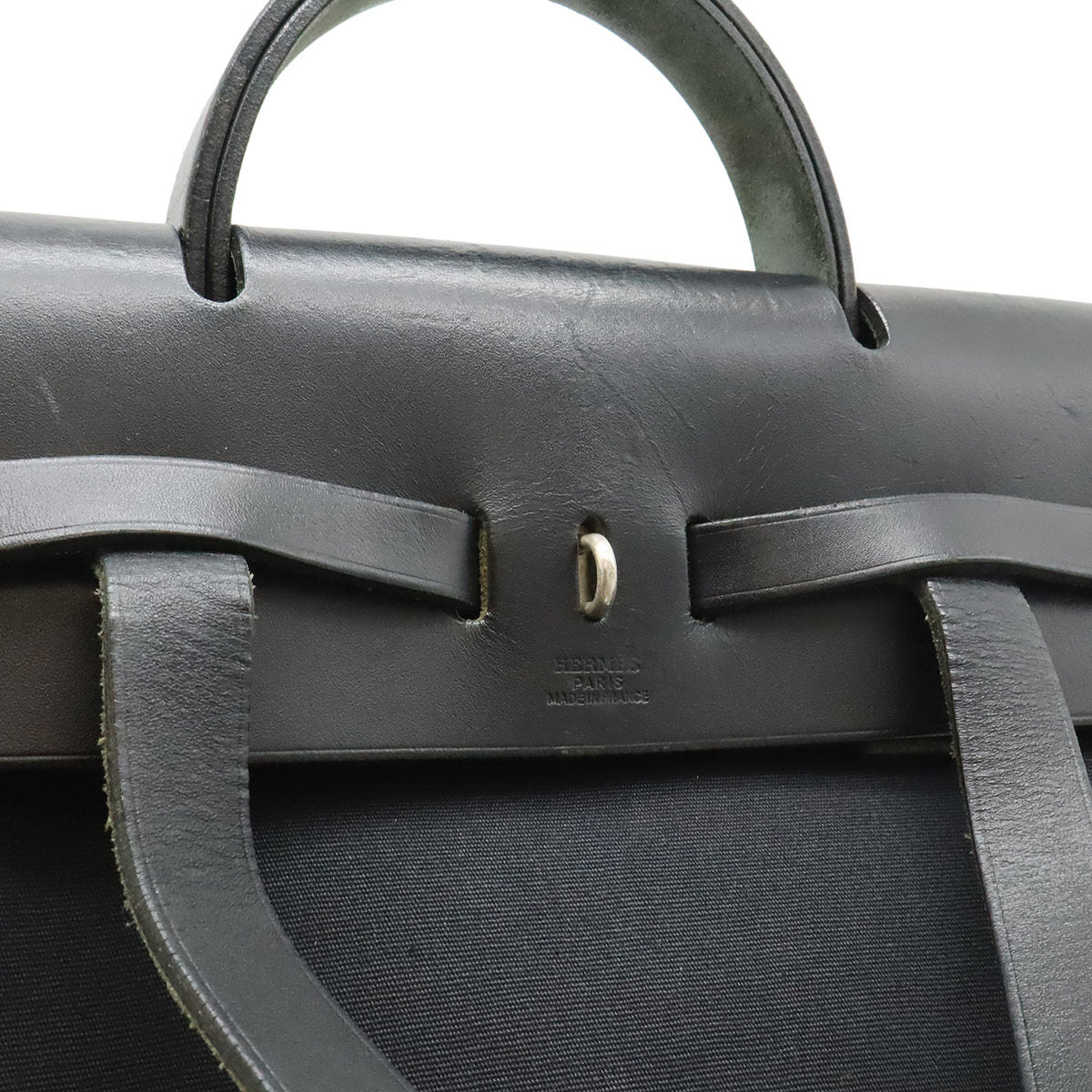 エルメス エールバッグアドPM トワルオフィシエ レザー 2wayリュックサック