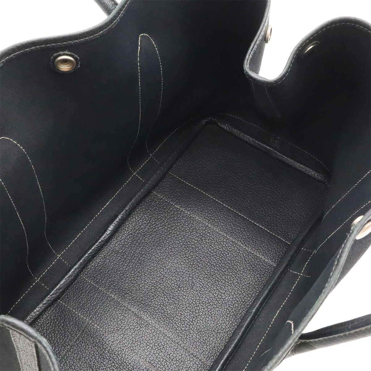 エルメス ガーデンパーティPM トワルオフィシエ レザー トートバッグ