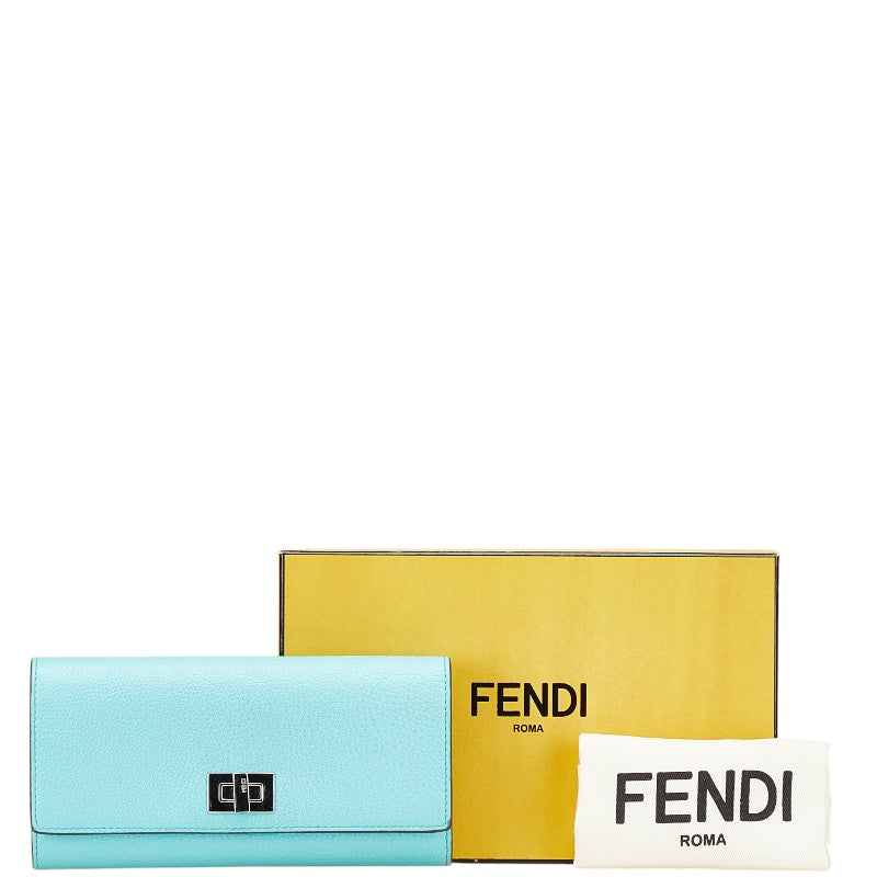 フェンディ ピーカブー レザー長財布