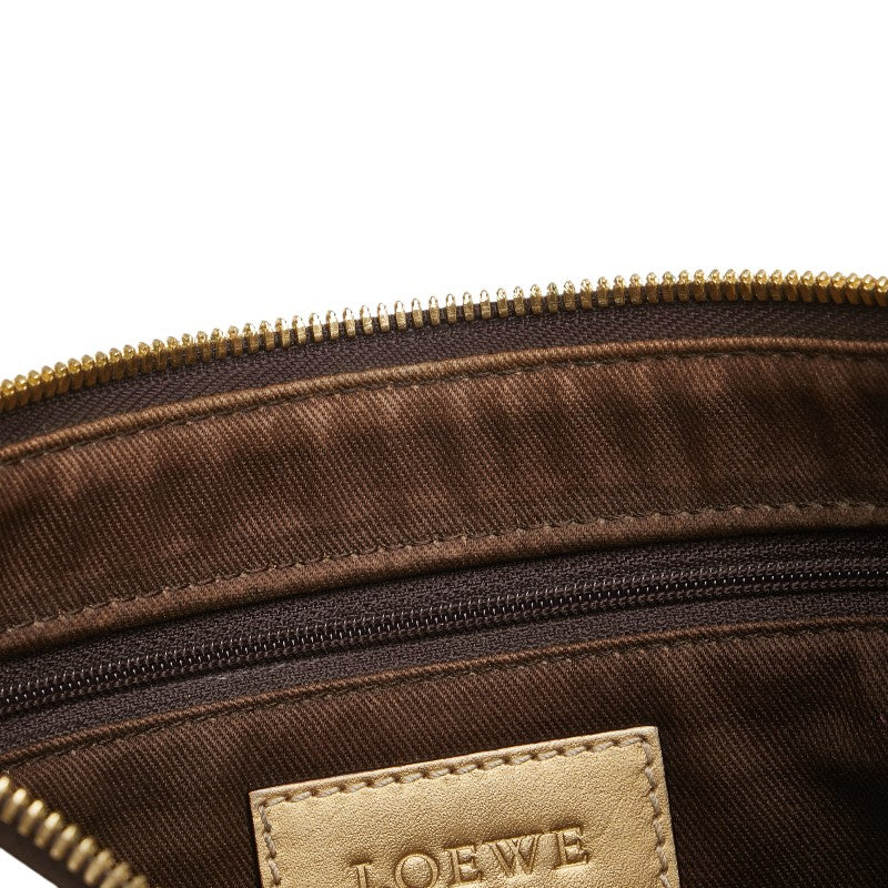 ロエベ アナグラム リピート PVCレザー ショルダーバッグ
