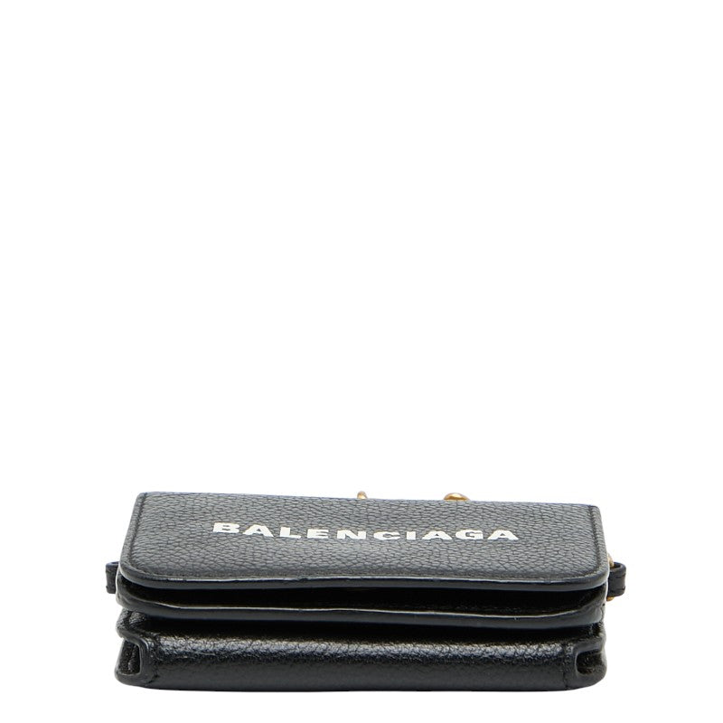 バレンシアガ チェーンミニウォレット レザー 財布