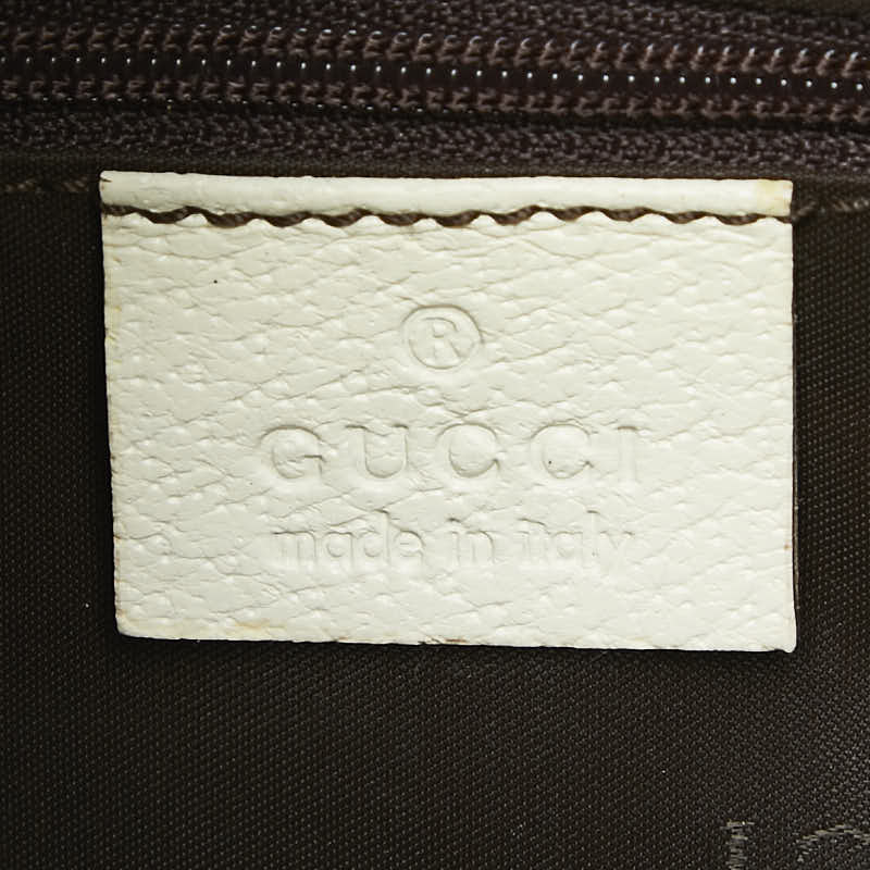 グッチ 001 3873 3754 キャンバスレザーショルダーバッグ