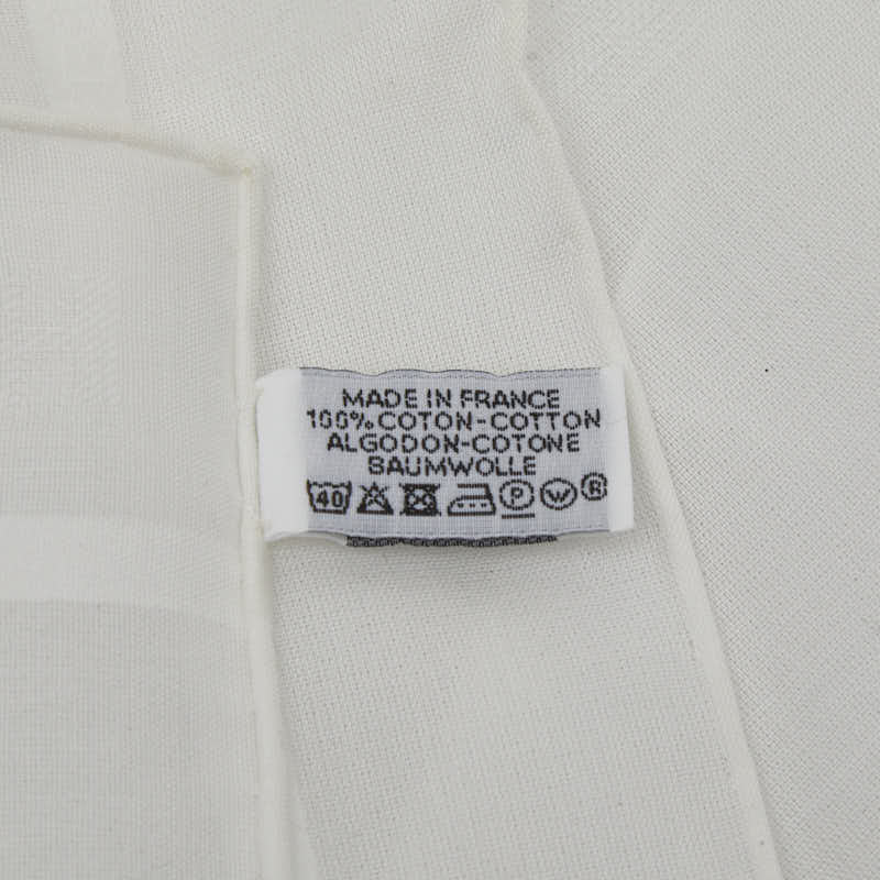 エルメス ジャカードH コットンハンカチーフ