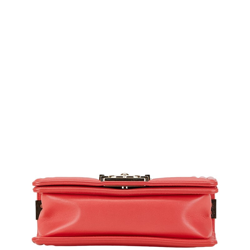 シャネル ボーイシャネル ツイードレザー ショルダーバッグ