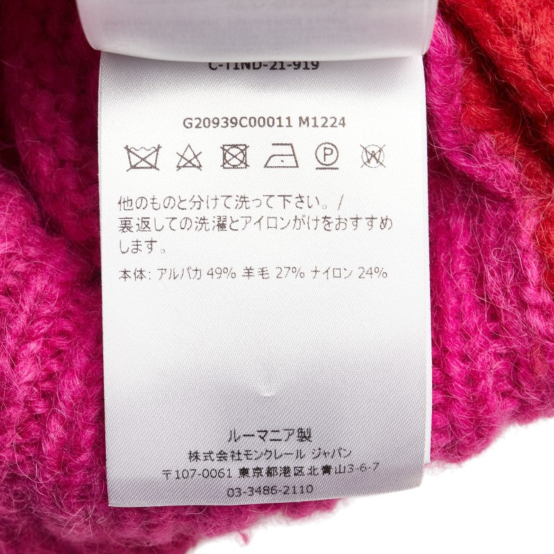 モンクレール ロゴワッペン アルパカウール ニット