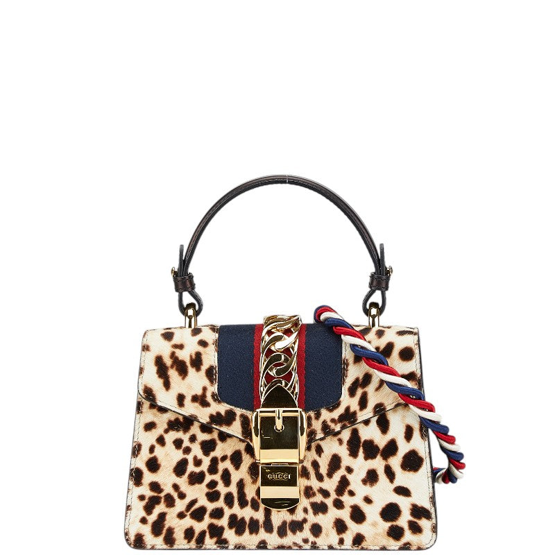 グッチ シルヴィ ハラコ 2wayバッグ