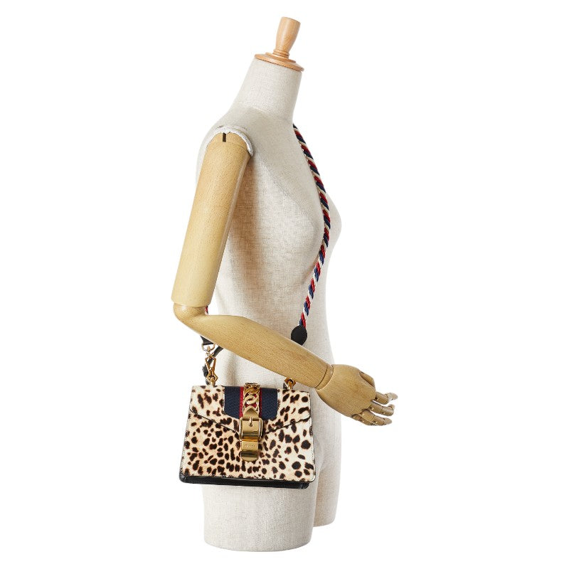 グッチ シルヴィ ハラコ 2wayバッグ