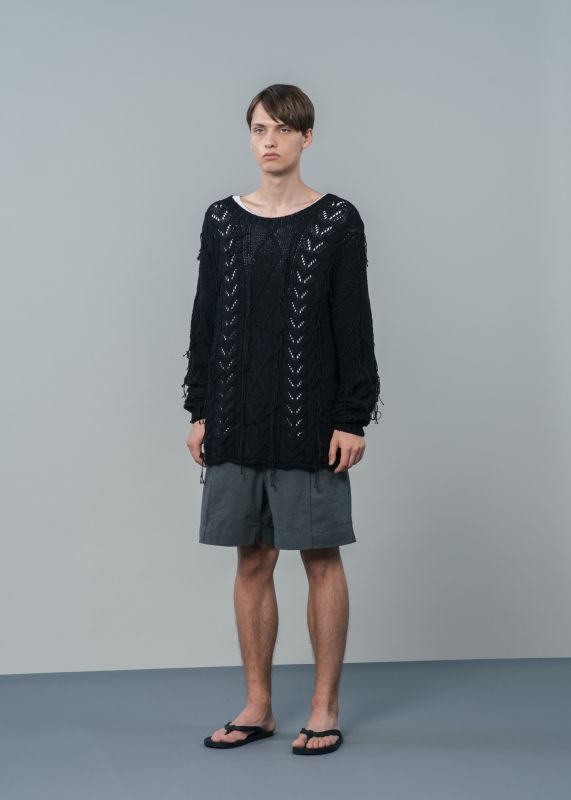 ブフト FISHERMAN'S SWEATER タンギスコットン ニットプルオーバー
