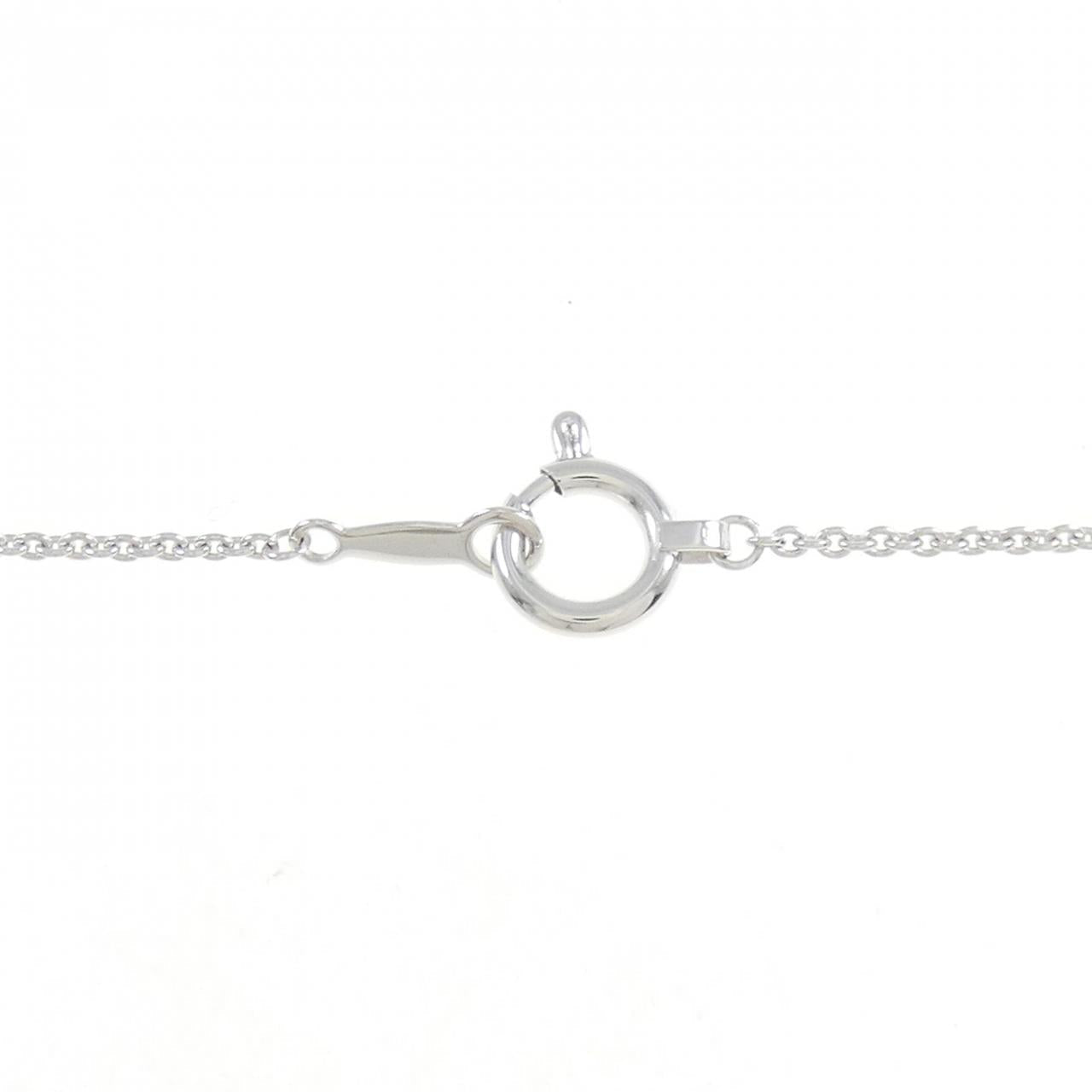 ミキモト ブルーム K18 ホワイト ゴールド ネックレス