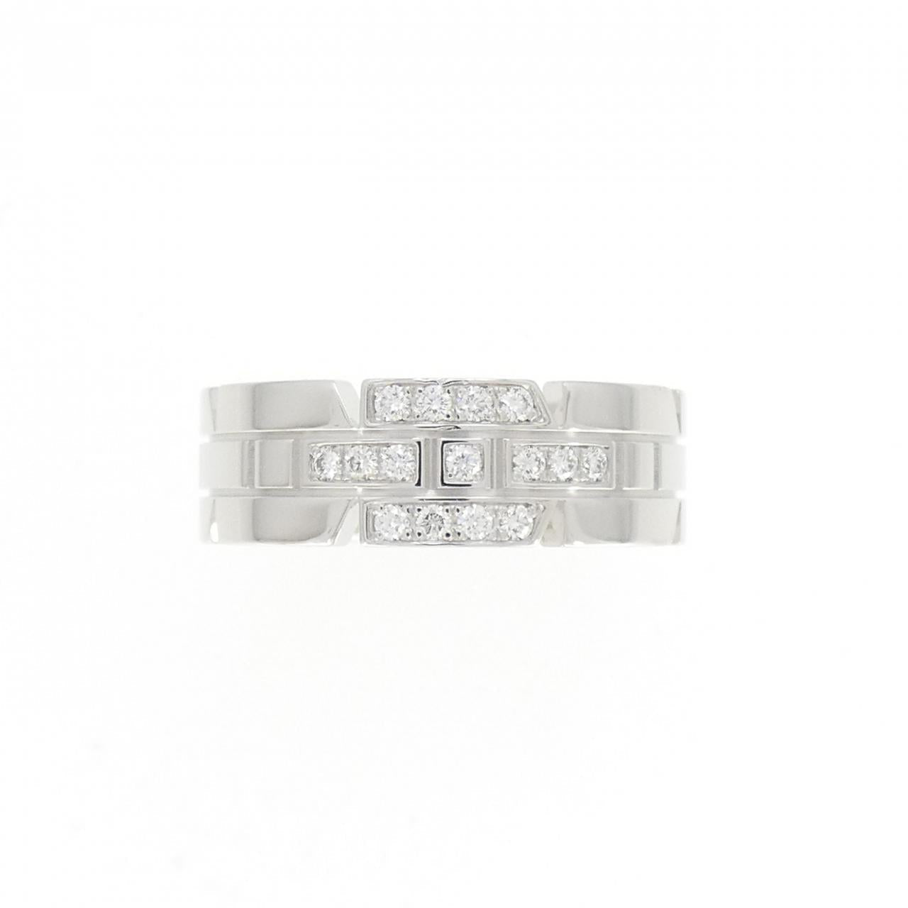 カルティエ タンクフランセーズ 750ホワイトゴールド ダイヤモンド リング 8号