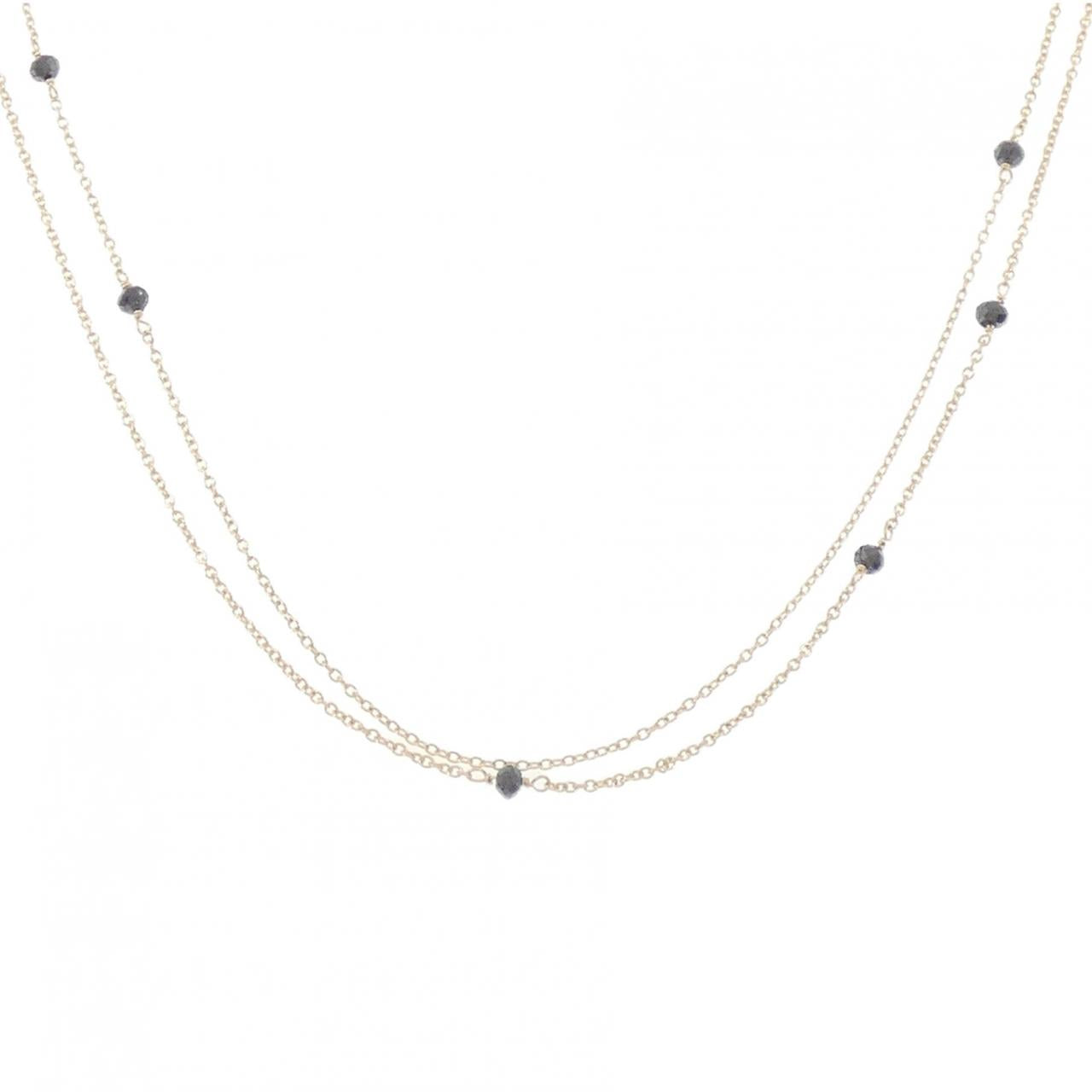 14K イエロー ゴールド ダイヤモンド ネックレス