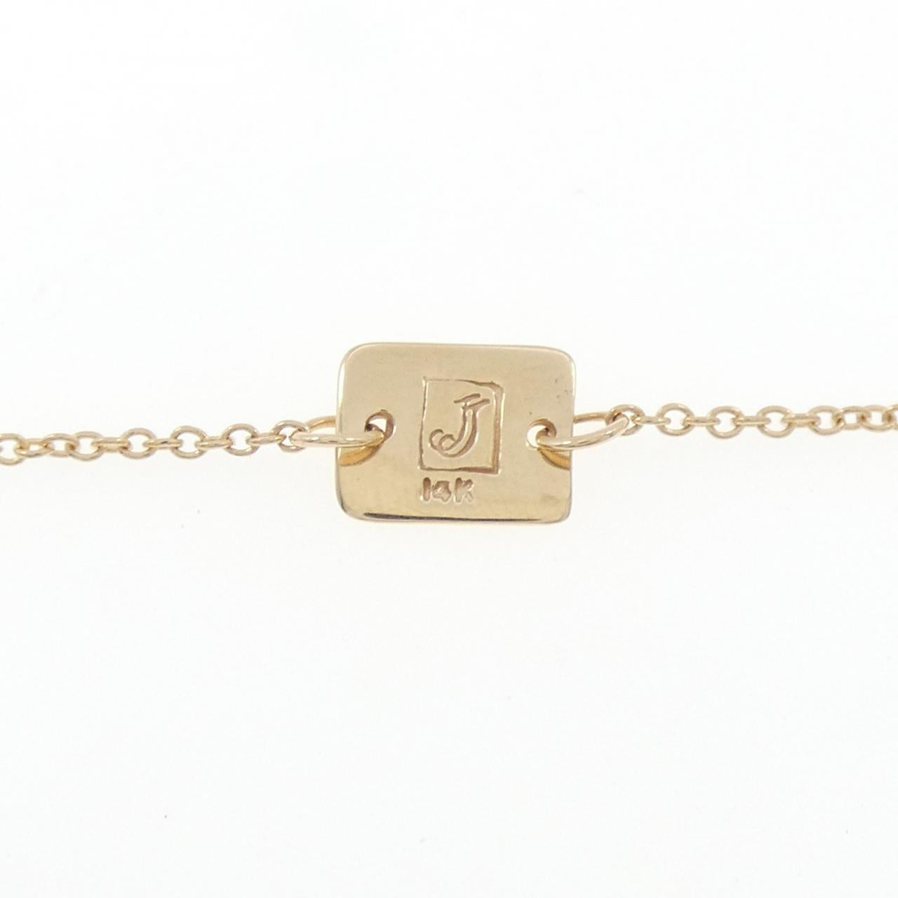 14K イエロー ゴールド ダイヤモンド ネックレス