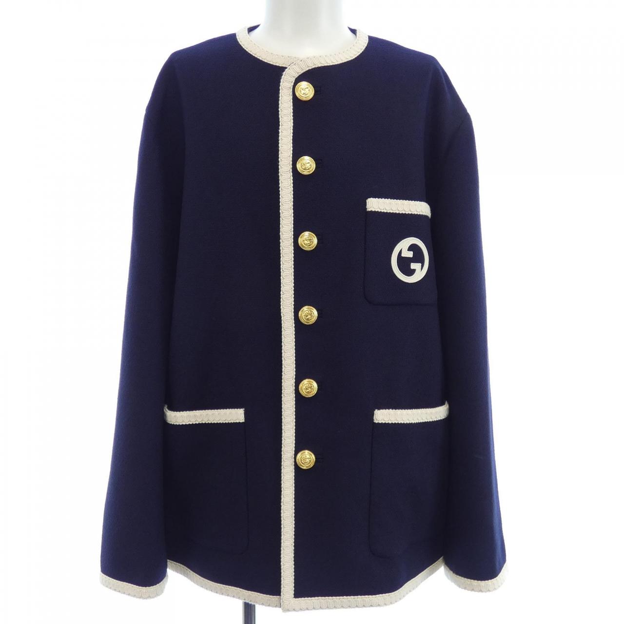 グッチ ノーカラージャケット
