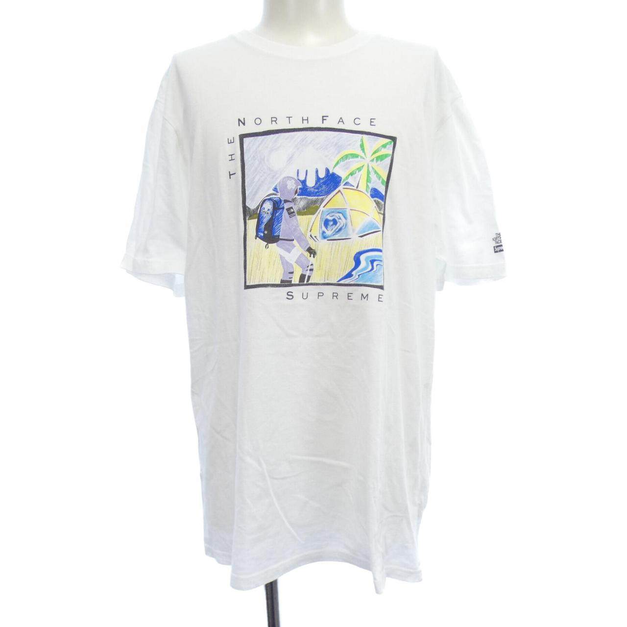 シュプリームザノースフェイス コットンTシャツ