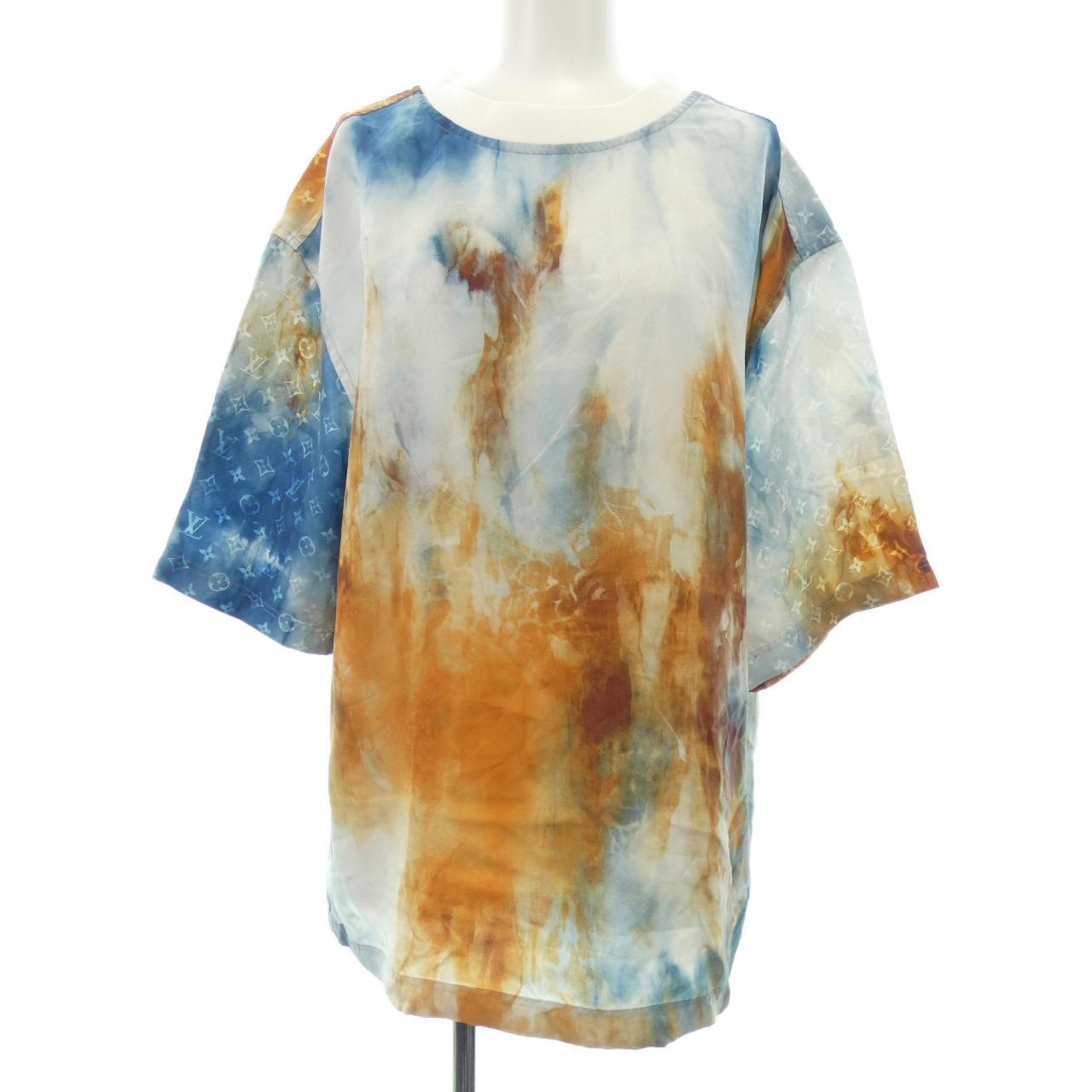 ルイヴィトン FQBL04CWS シルク Tシャツ