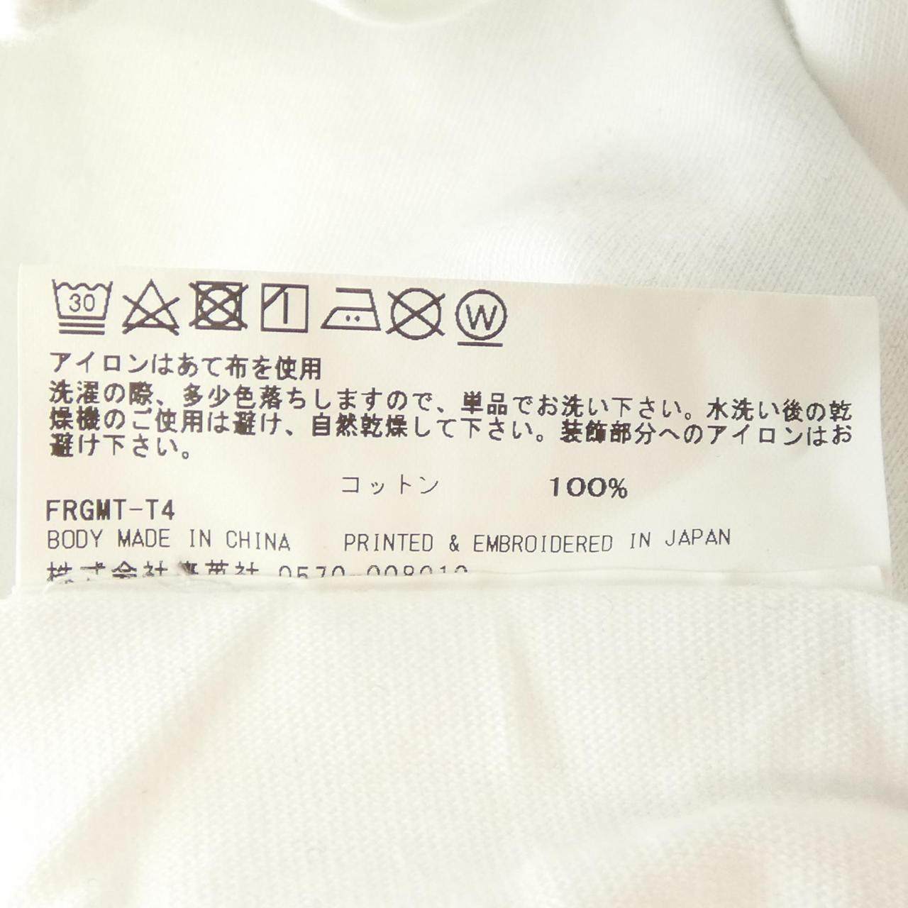 フラグメントデザイン コットンTシャツ