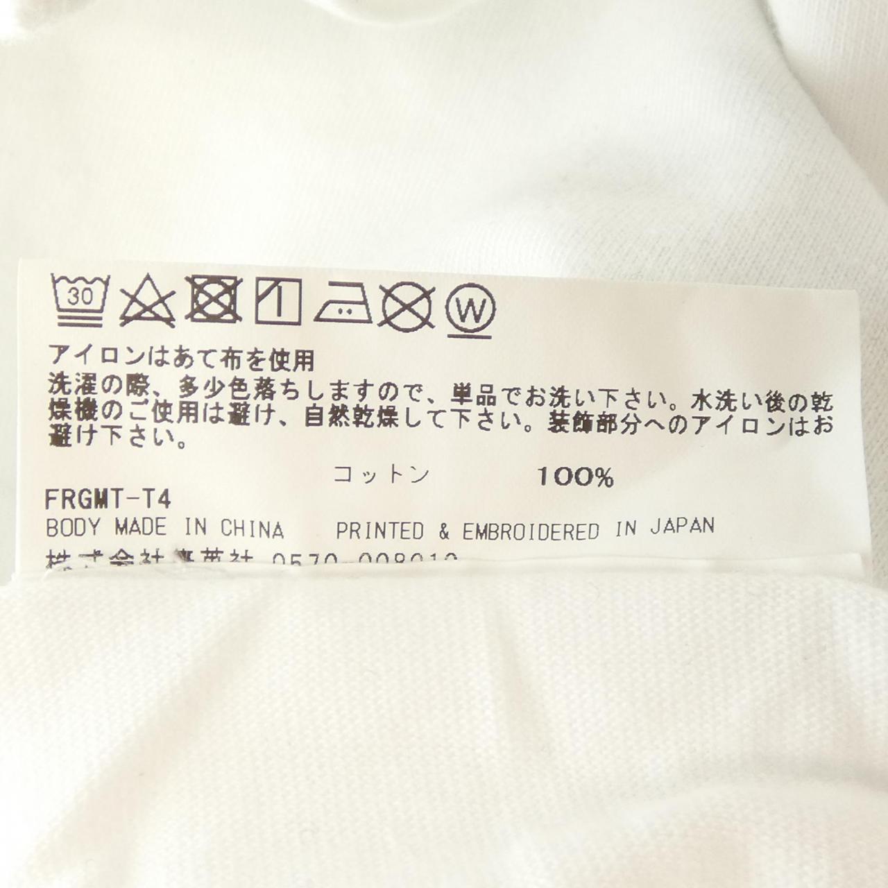 フラグメントデザイン コットンTシャツ