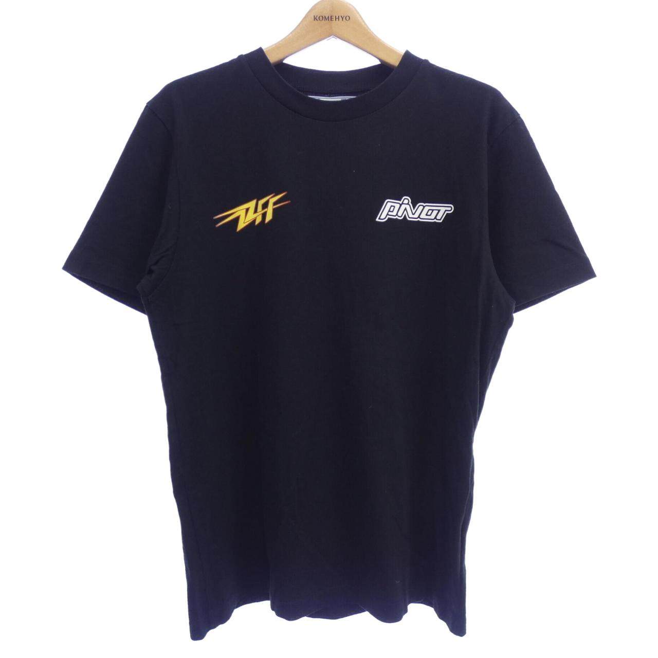 オフホワイト コットンTシャツ