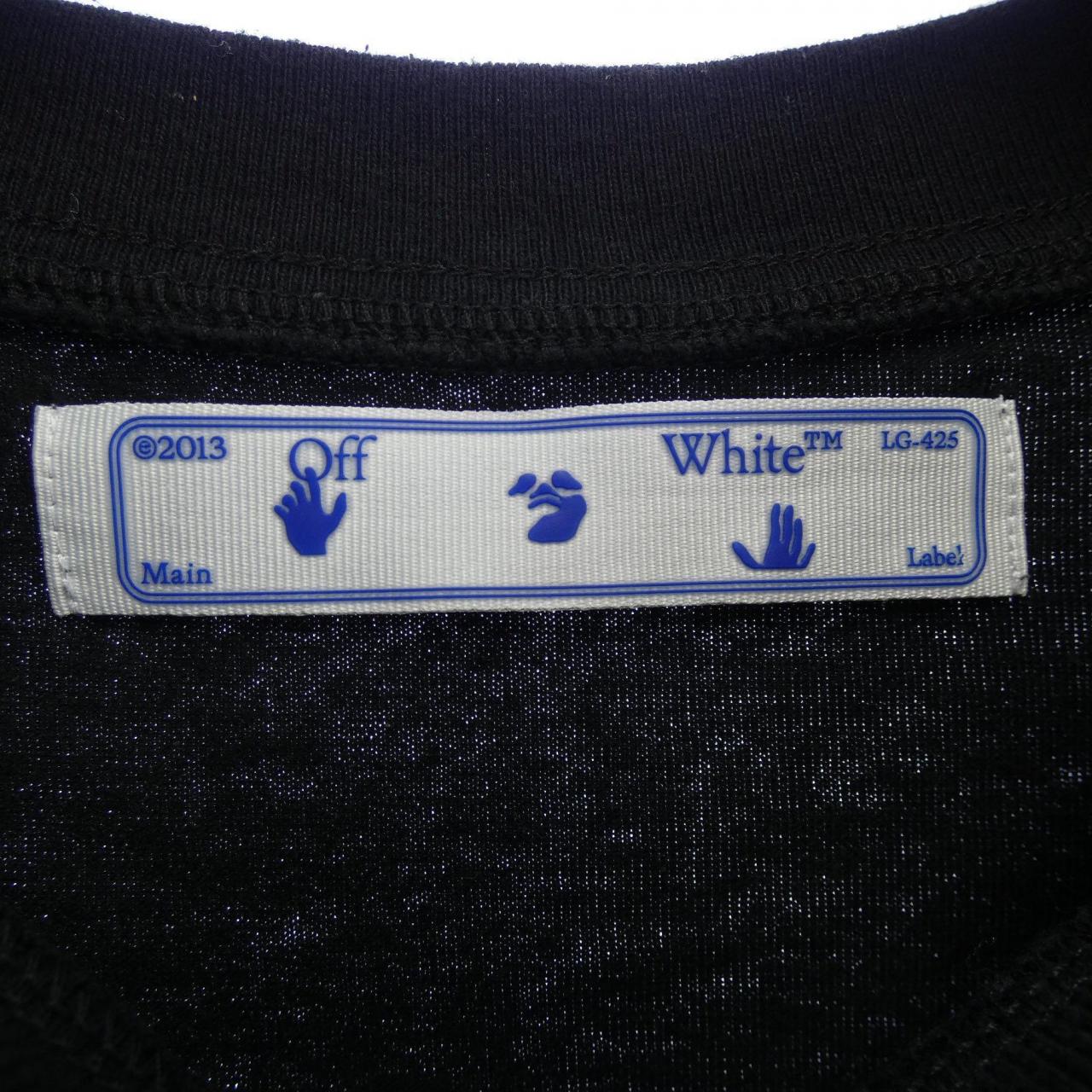 オフホワイト コットンTシャツ