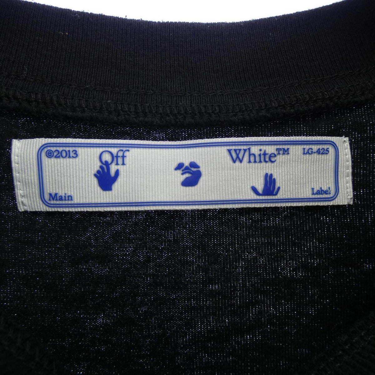 オフホワイト コットンTシャツ