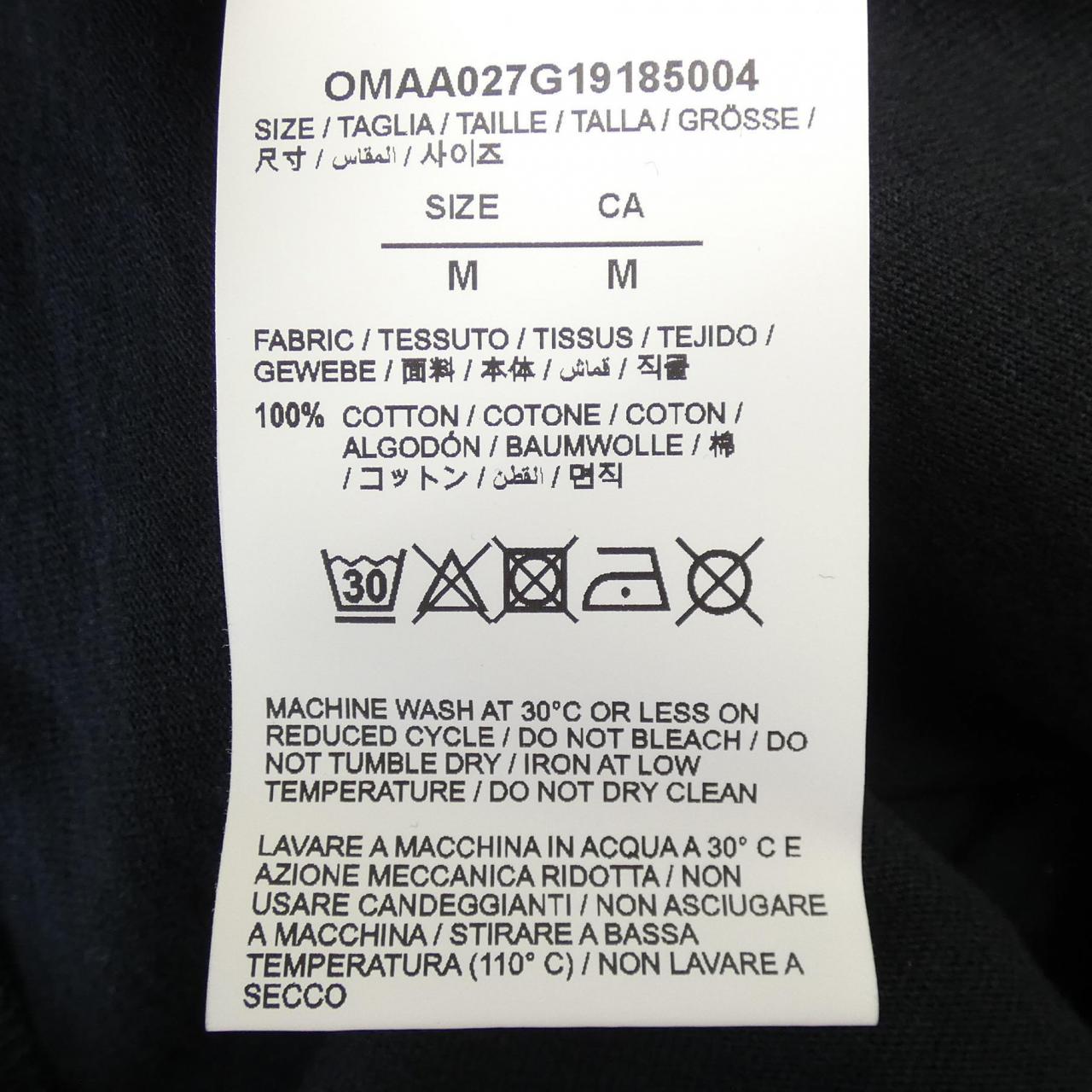 オフホワイト コットンTシャツ