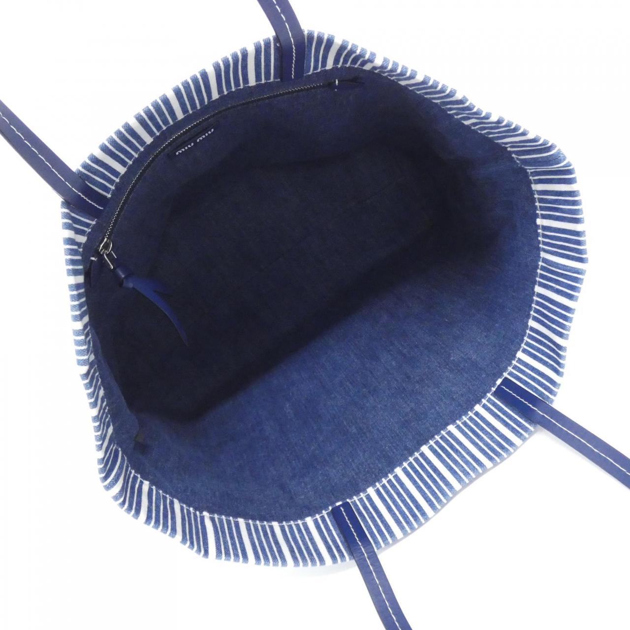 ミュウミュウ DENIM RIGA トートバッグ