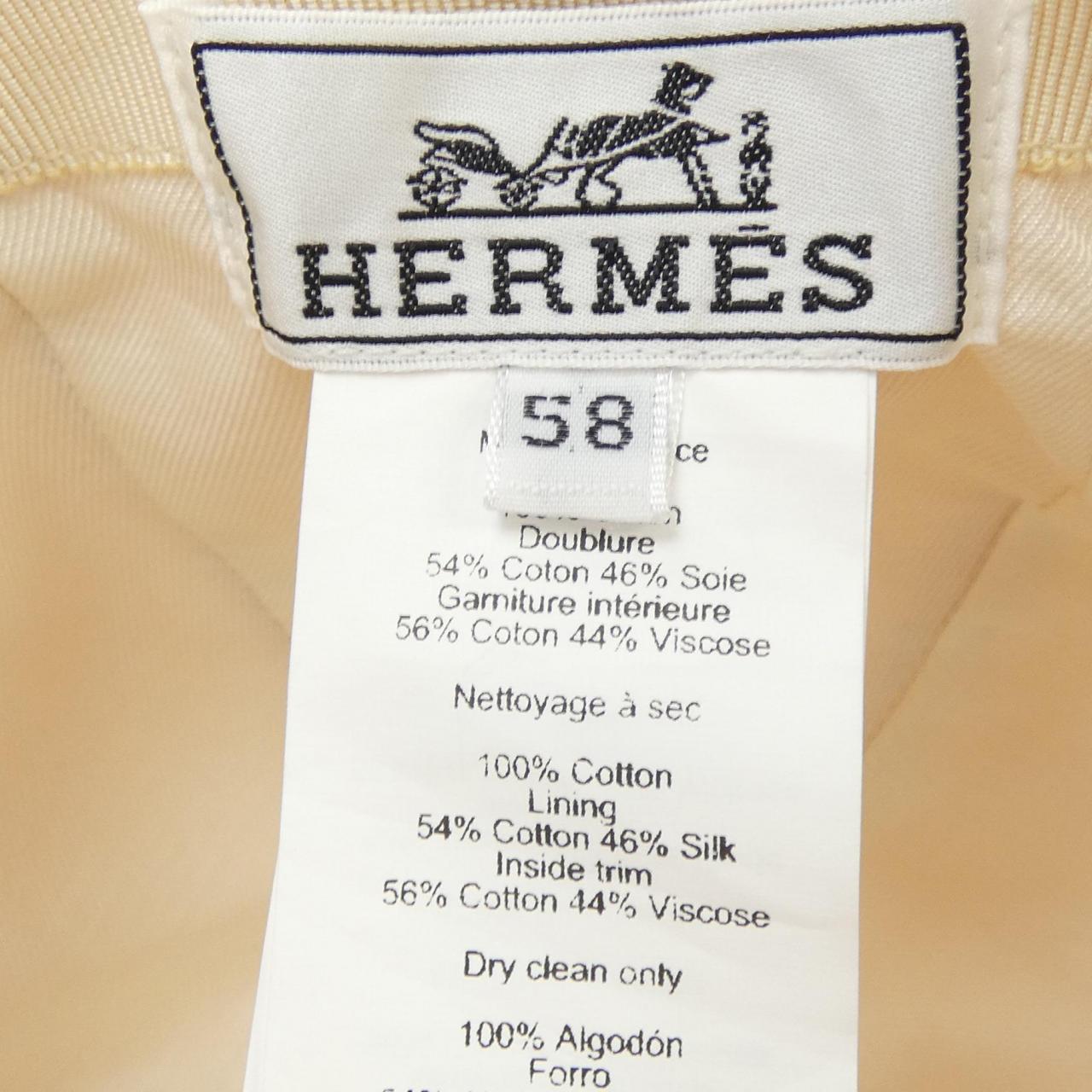 エルメス H251057N コットンキャップ