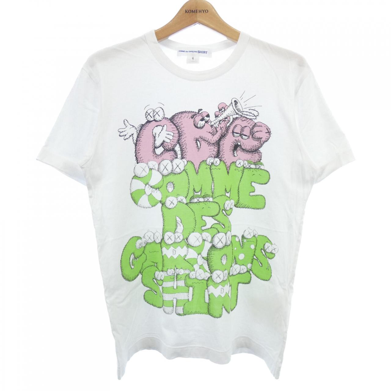 コムデギャルソン KAWS コットンTシャツ