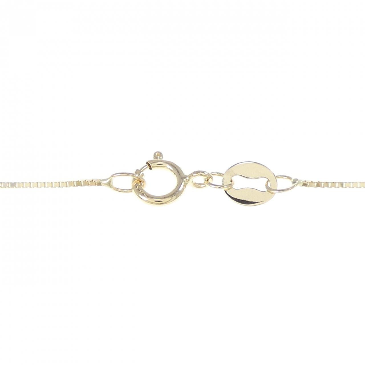 14K イエロー ゴールド フラワー ネックレス