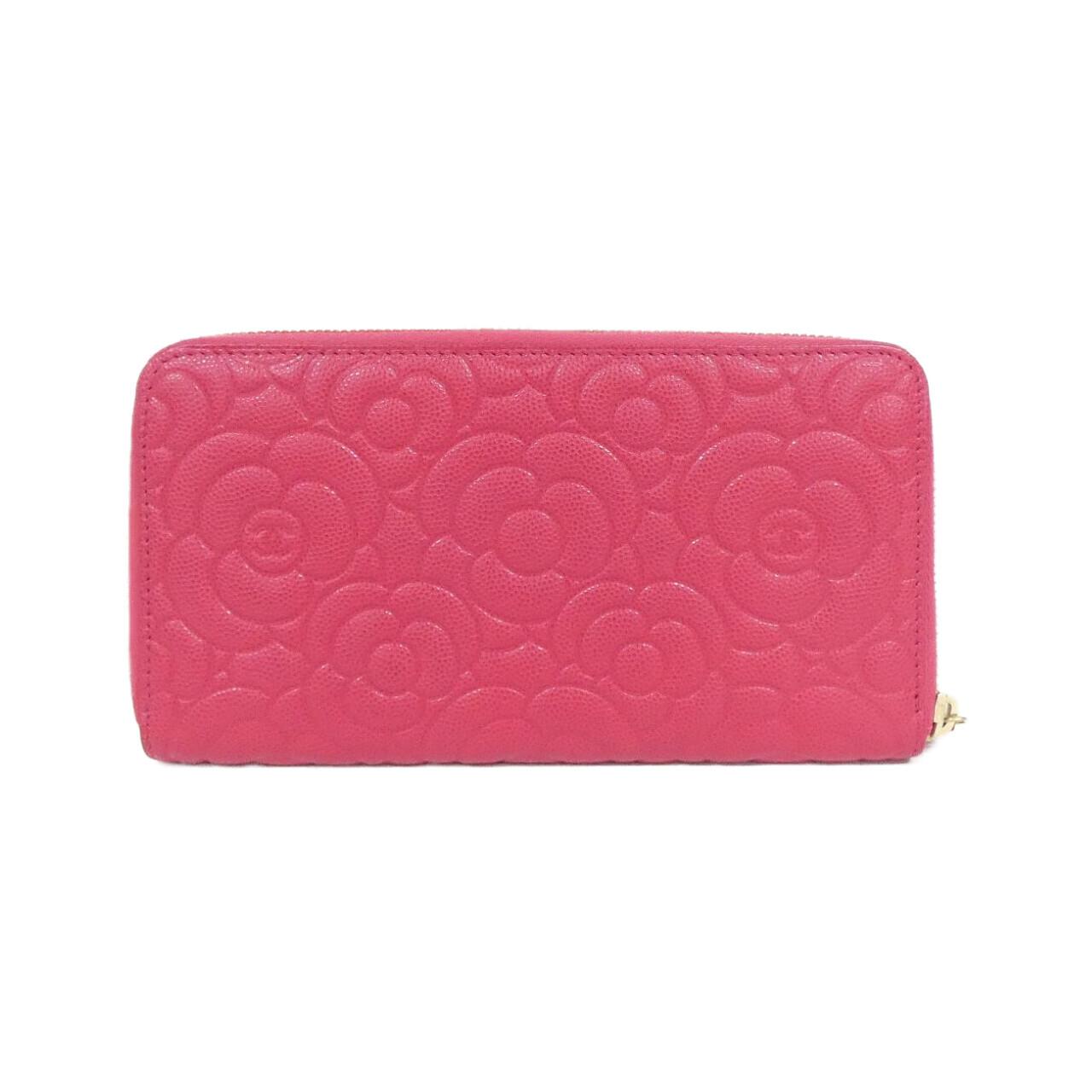 シャネル カーフィアスキン ロングウォレット