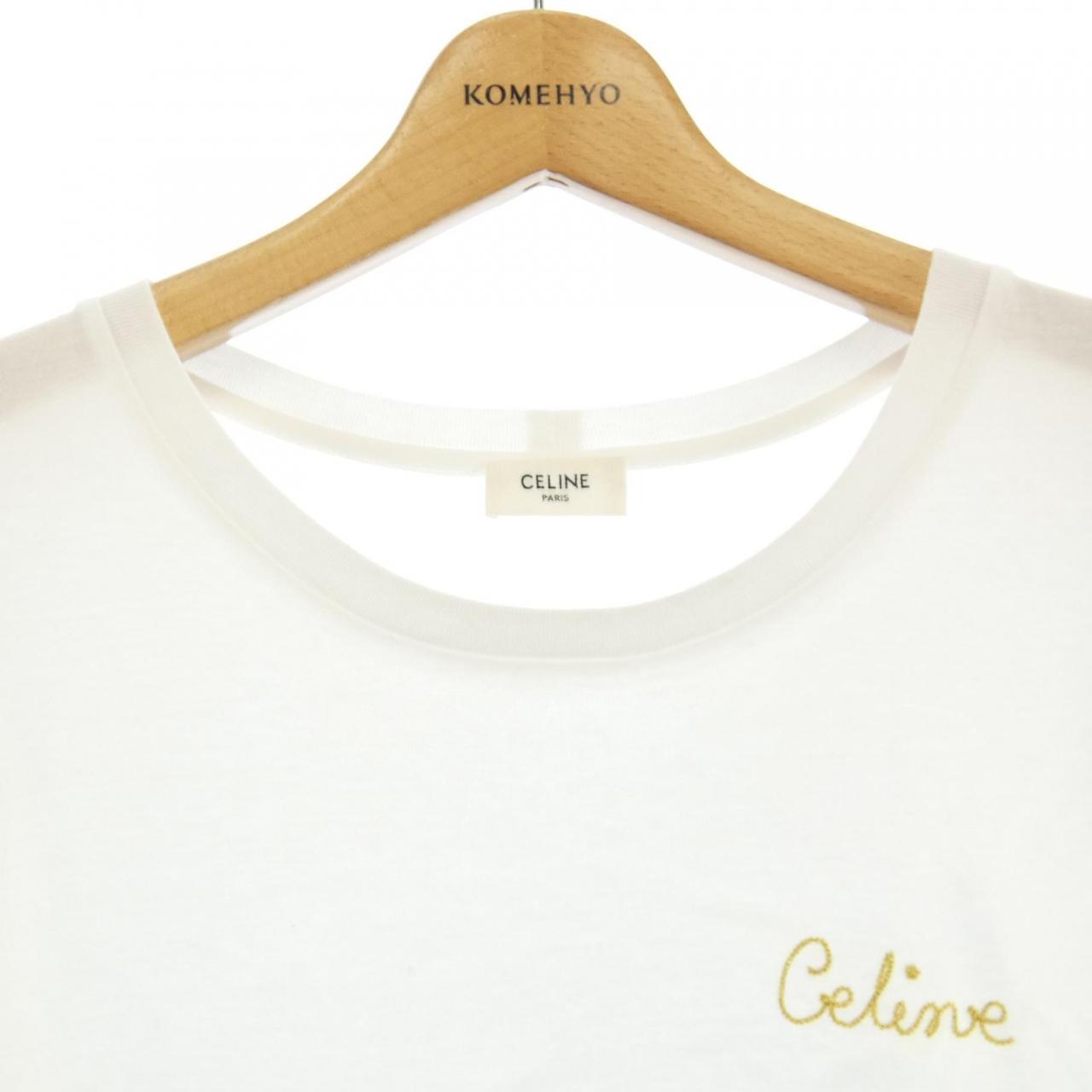 セリーヌ コットンTシャツ