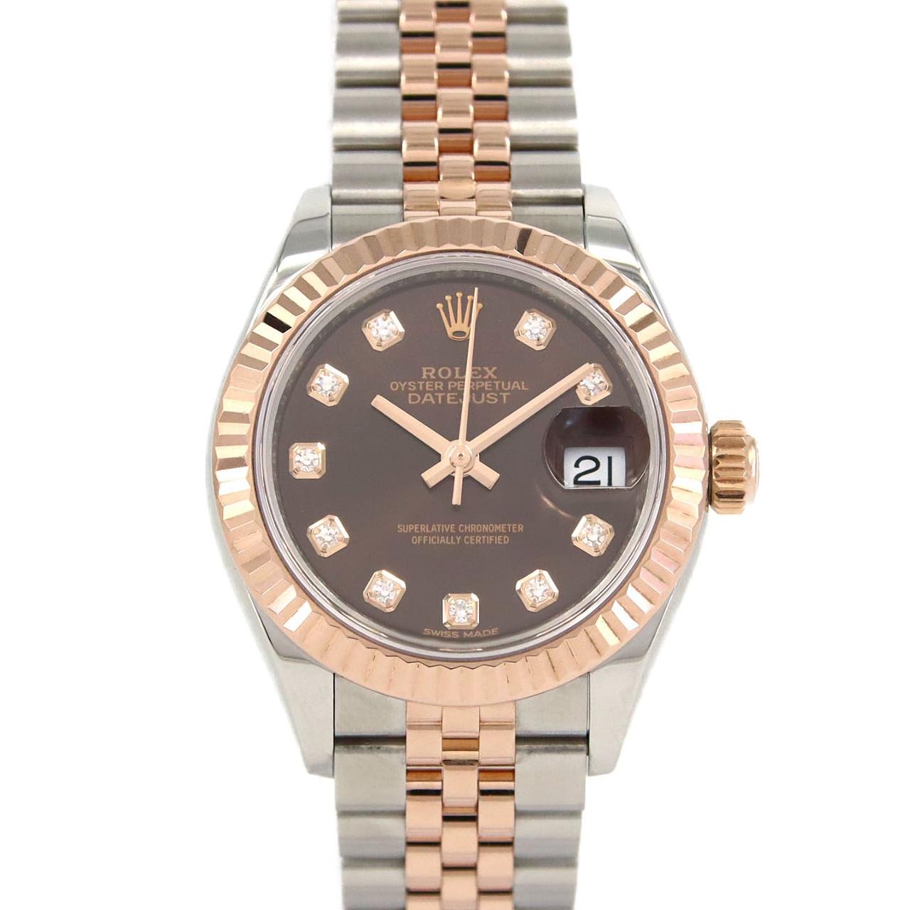ロレックス デイトジャスト ステンレス x ピンクゴールド