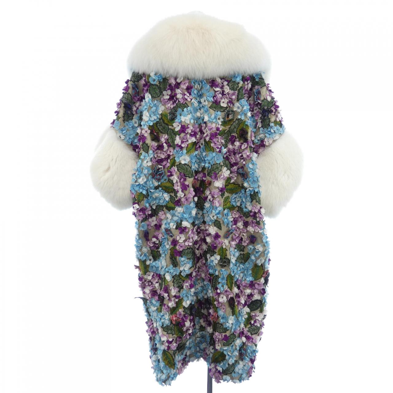 ドルチェ & ガッバーナ F0T332/GD01R フォックス トリム コート