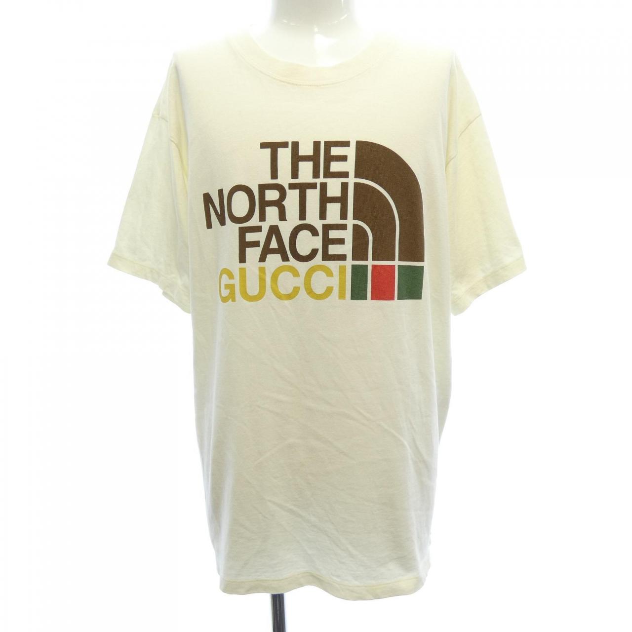 グッチザノースフェイス コットンTシャツ
