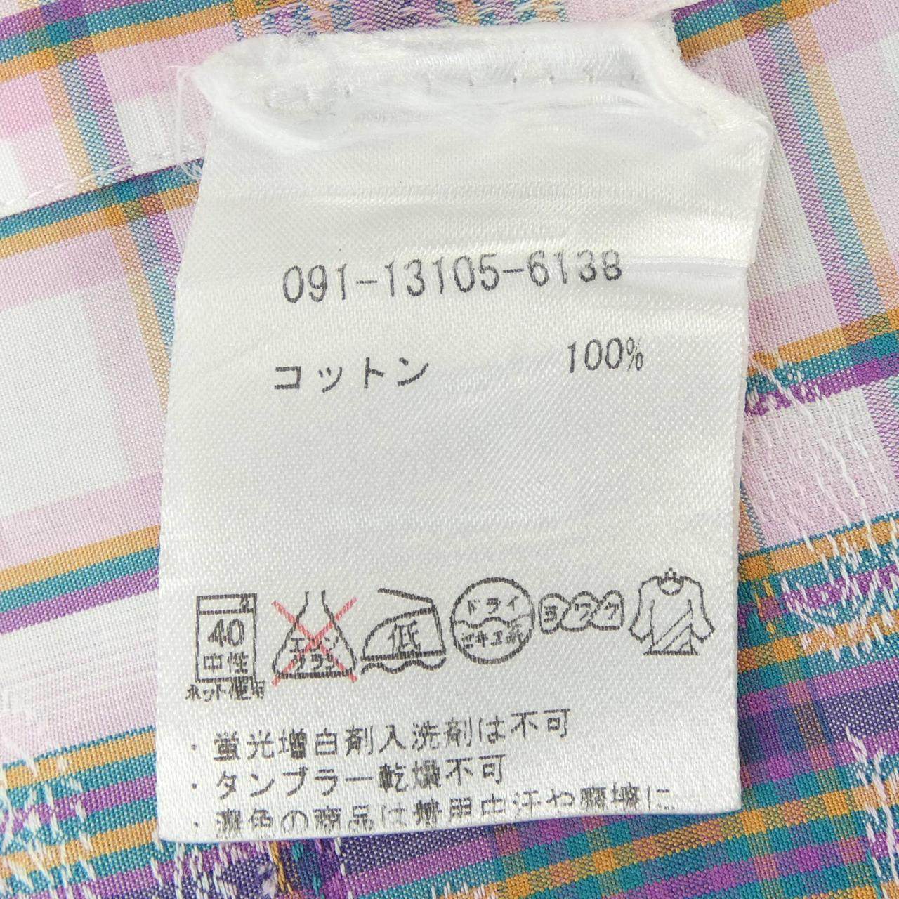 エトロ チェックシャツ