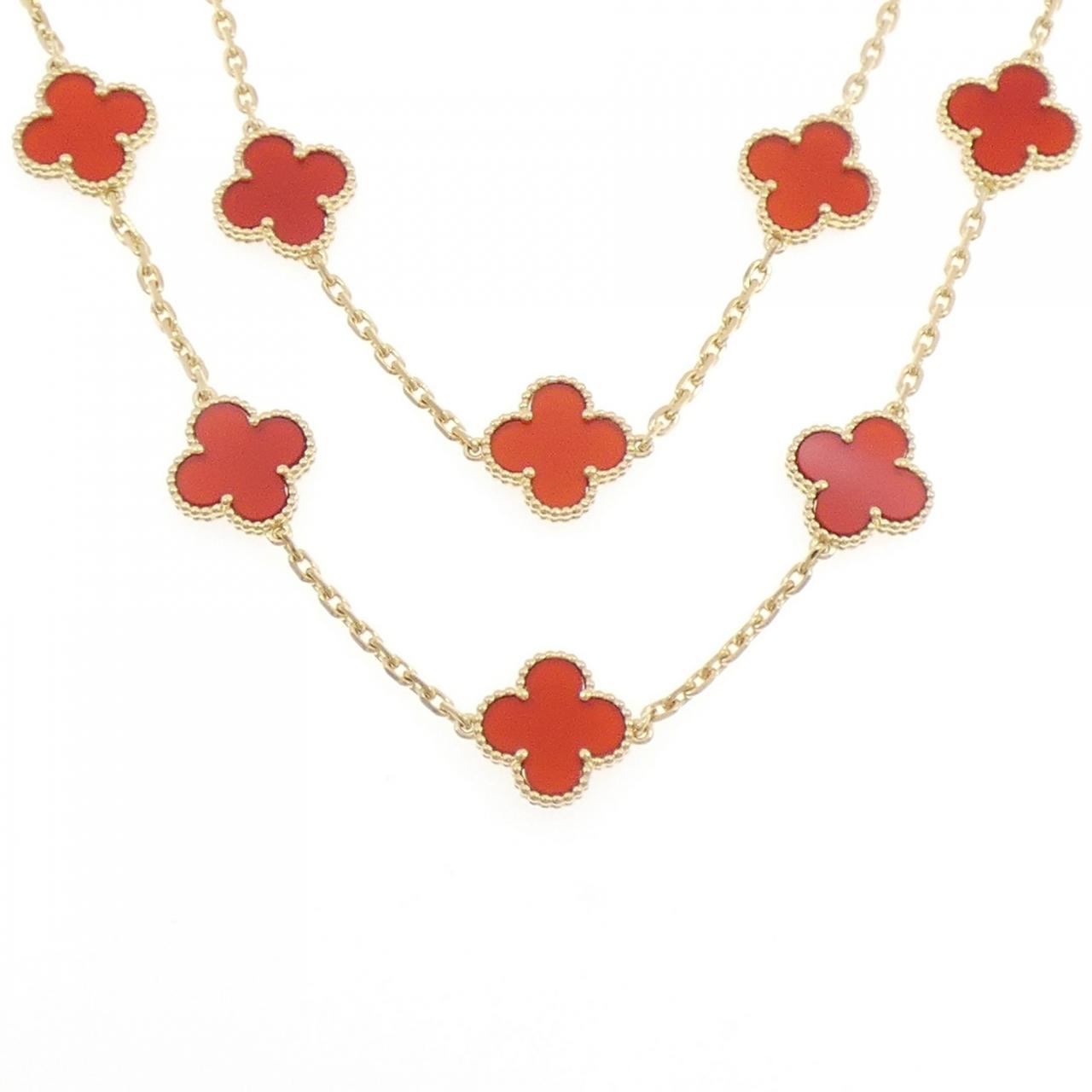 ヴァン クリーフ&アーペル ヴィンテージアルハンブラ 750イエローゴールド ネックレス