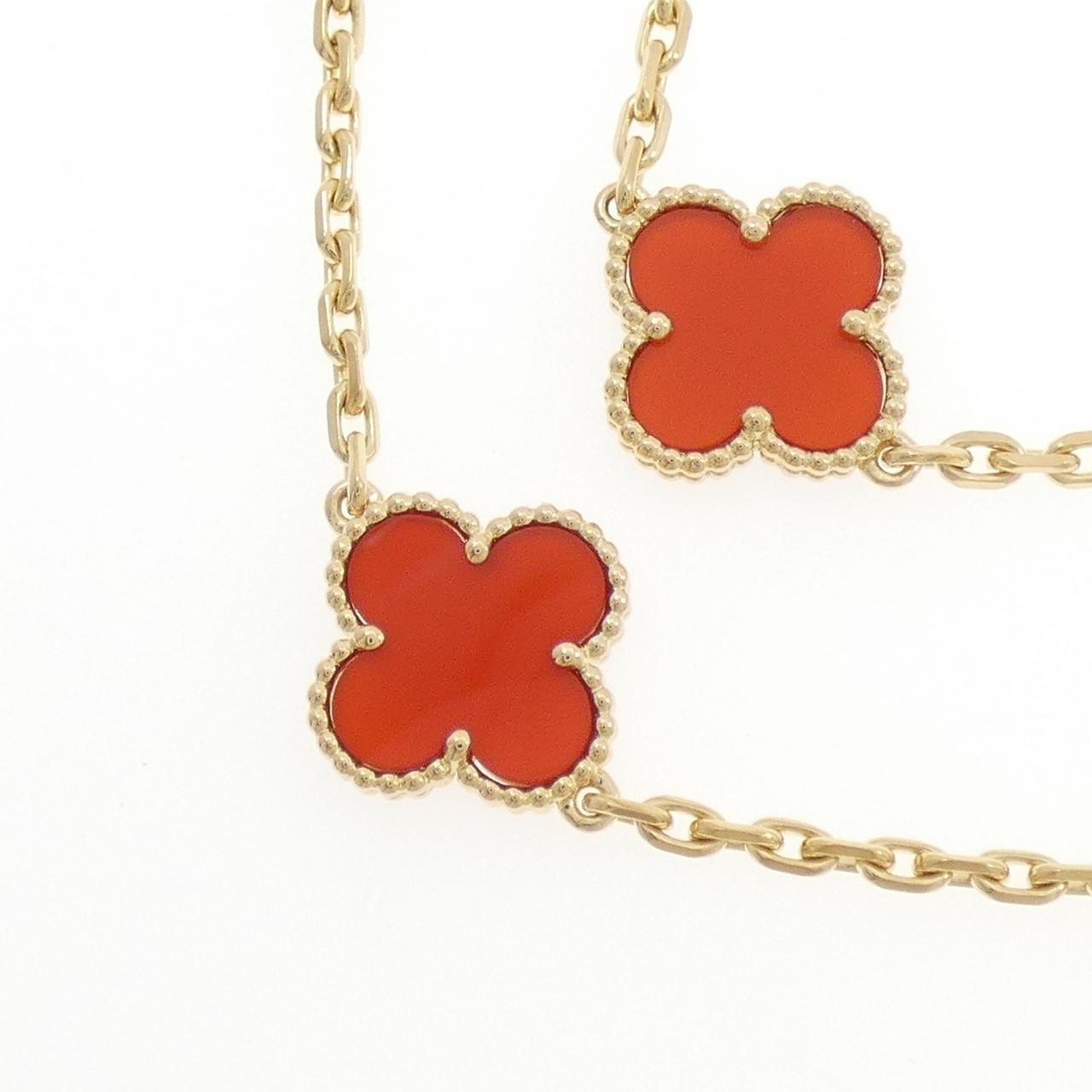 ヴァン クリーフ&アーペル ヴィンテージアルハンブラ 750イエローゴールド ネックレス