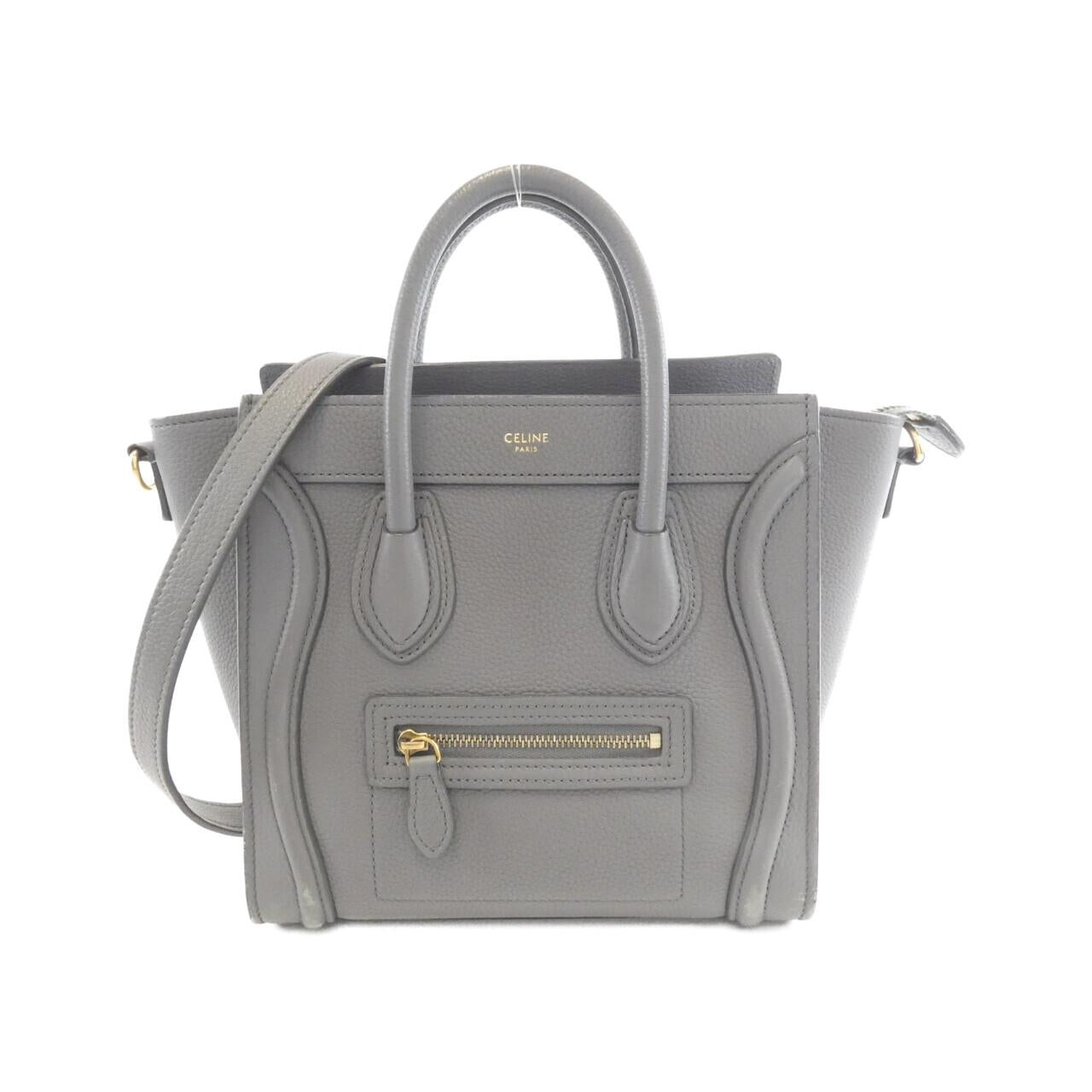 セリーヌ ラゲージ ナノ ショッパー カーフスキン バッグ