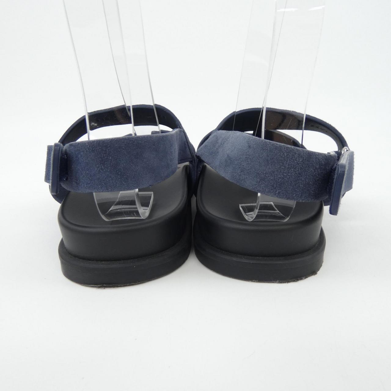 エルメス ジーニアス シェーブル ベロア サンダル