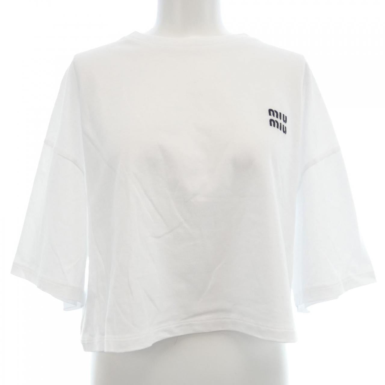 ミュウミュウ コットンTシャツ
