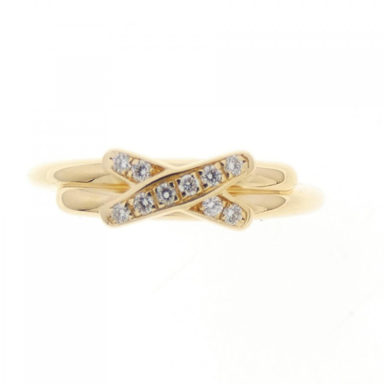 ショーメ リアン エクストラ エクストラ スモール Au750 ダイヤモンド リング サイズ 5