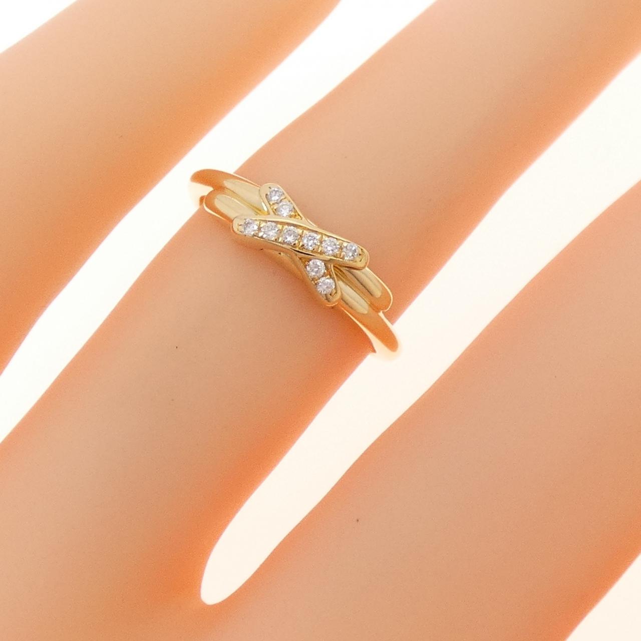 ショーメ リアン エクストラ エクストラ スモール Au750 ダイヤモンド リング サイズ 5