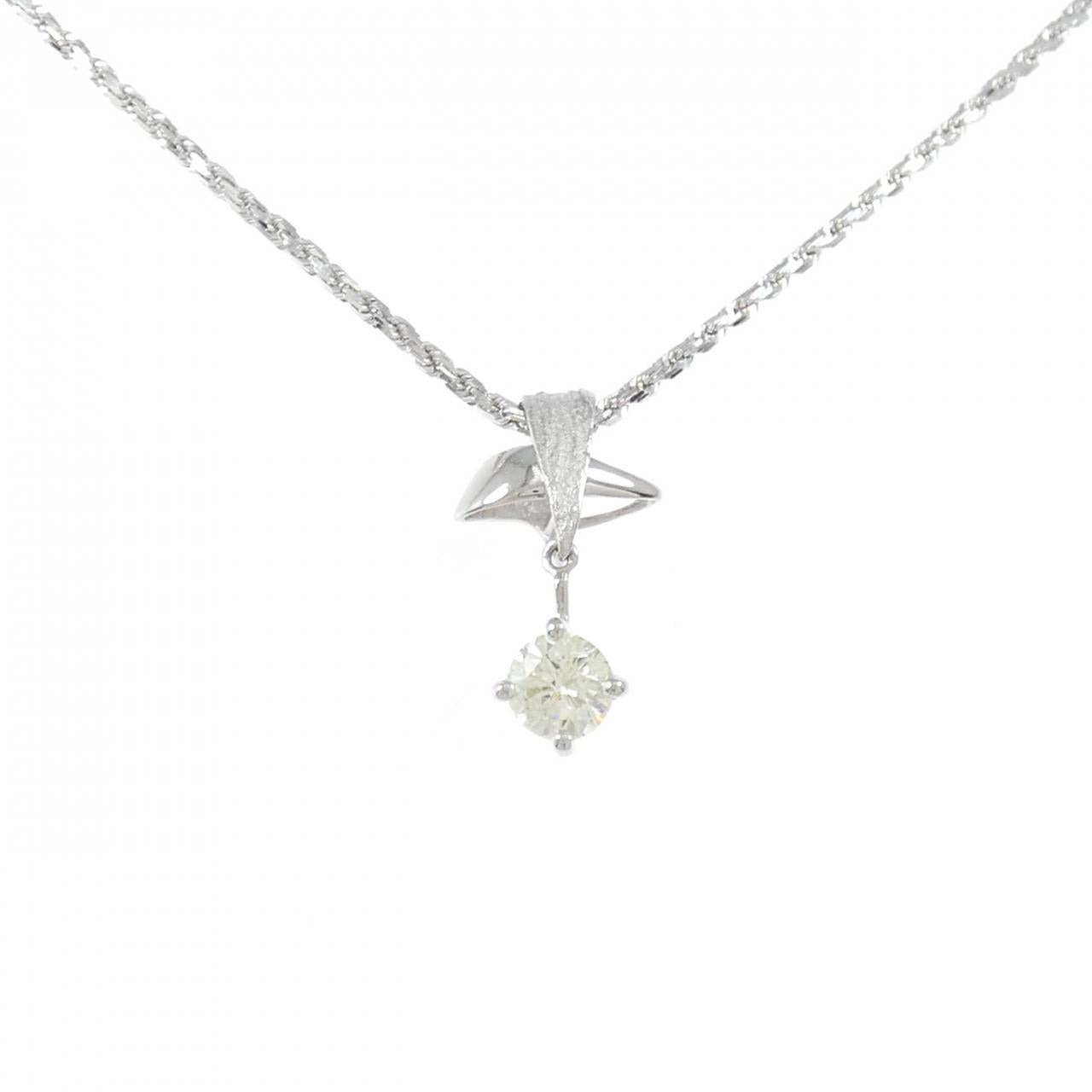 トモヤス プラチナ Au750 ダイヤモンドネックレス