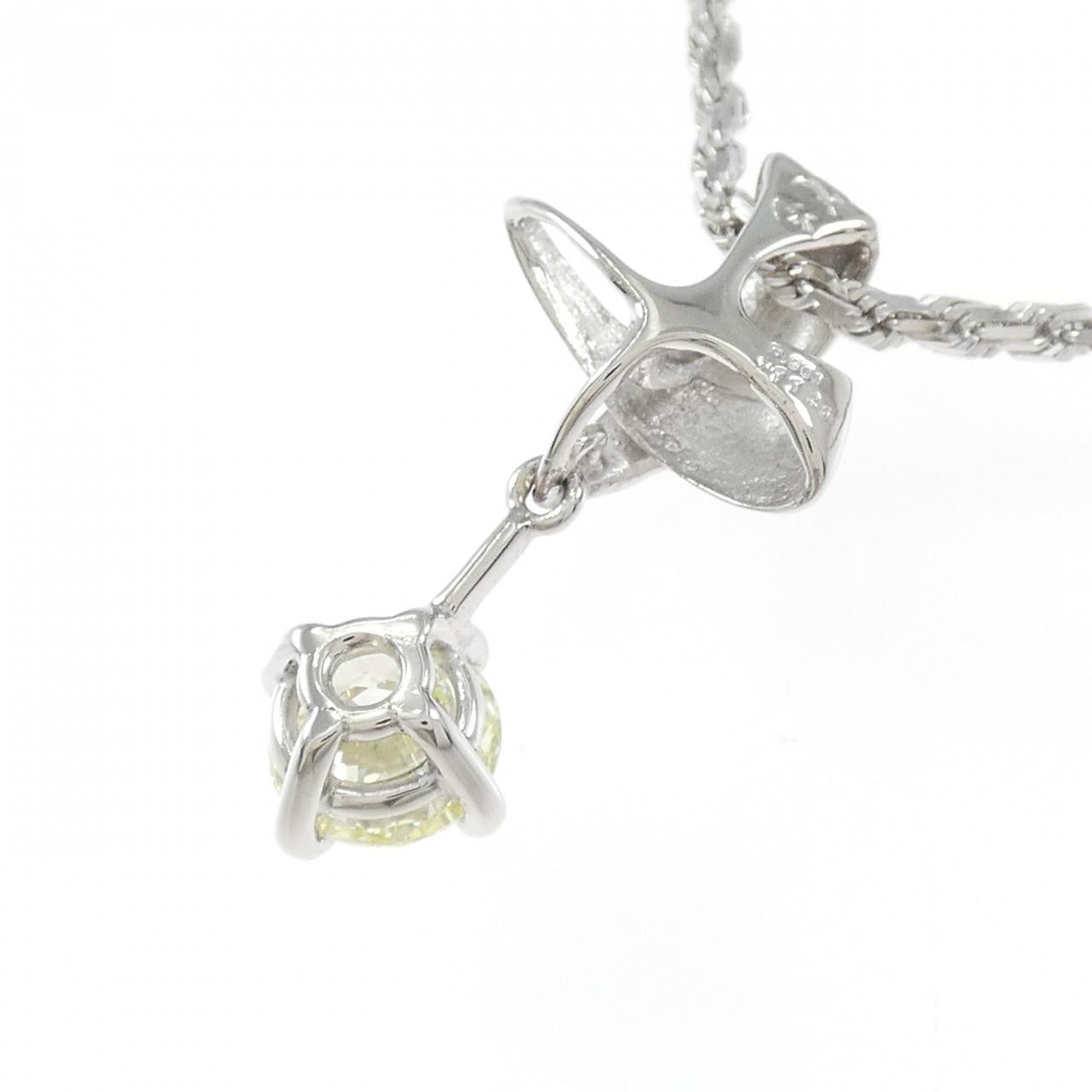 トモヤス プラチナ Au750 ダイヤモンドネックレス