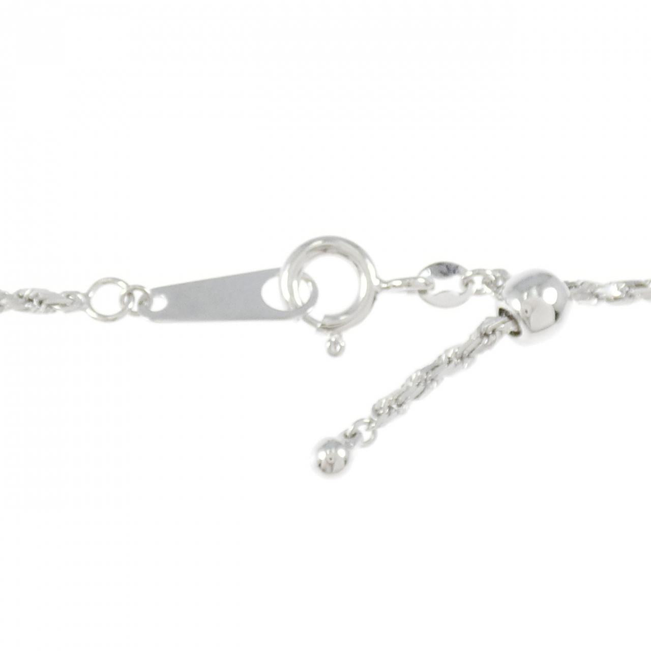 トモヤス プラチナ Au750 ダイヤモンドネックレス